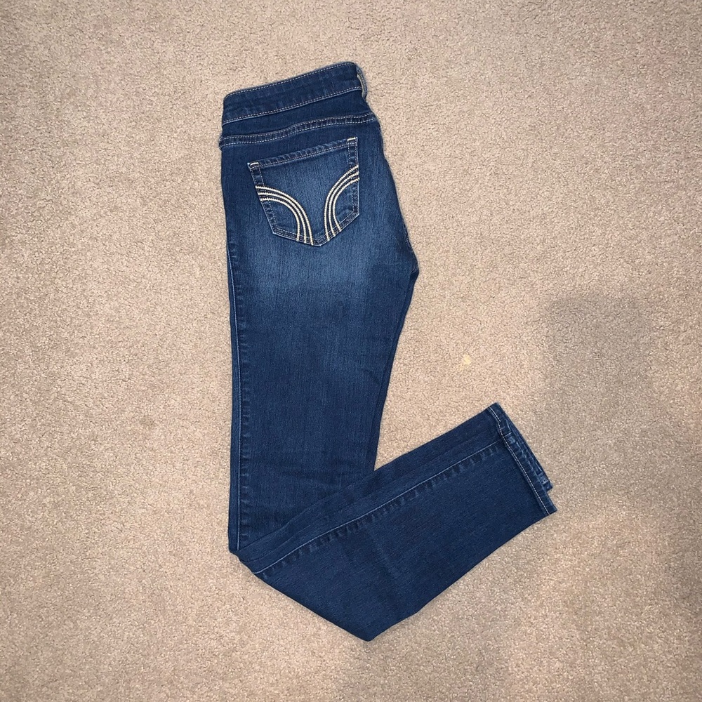 Dark wash jeggings (Hollister)